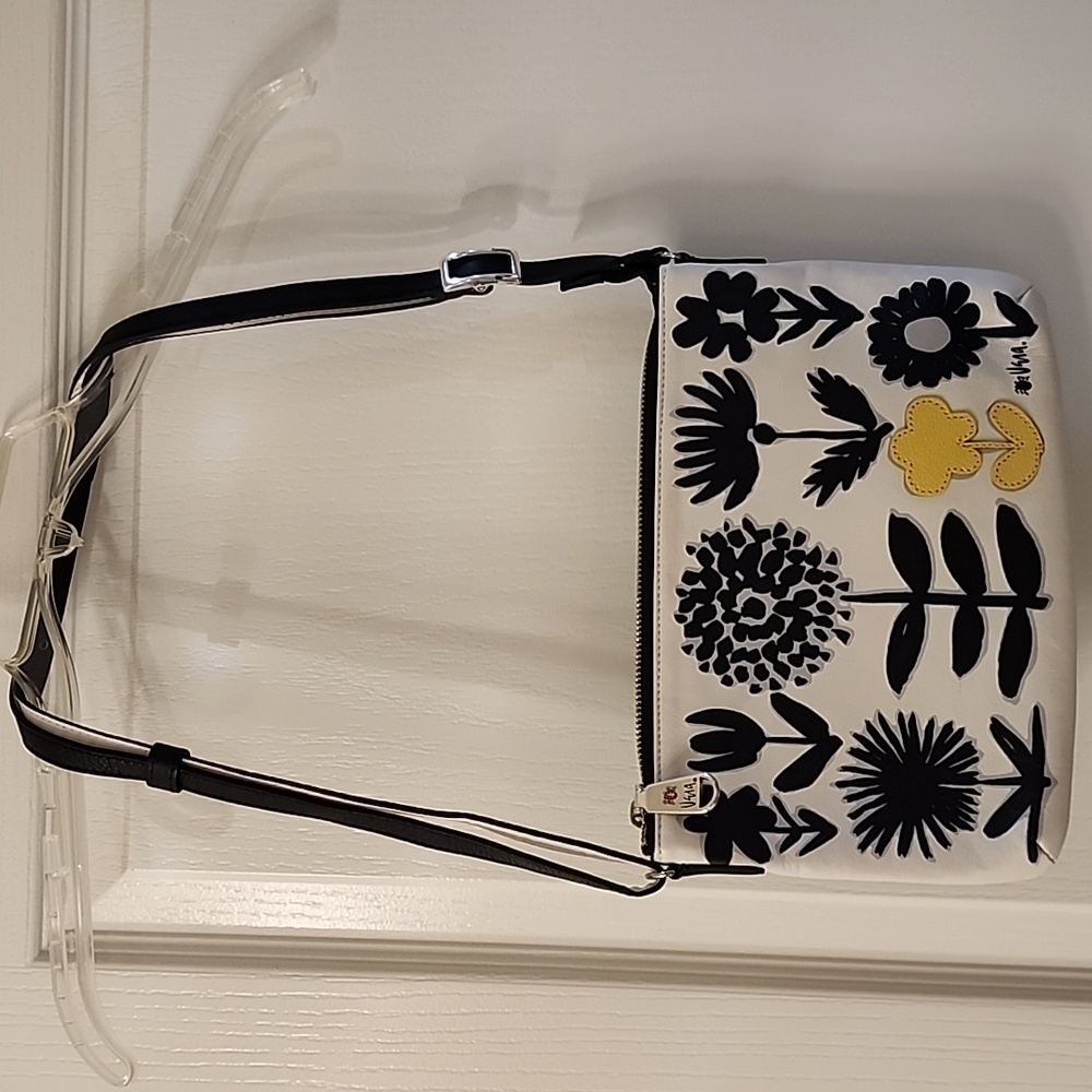 NEW BRIGHTON Vera Secret Garden Leather Pouch Handbag MSRP: $155 - Picture 2 of 14